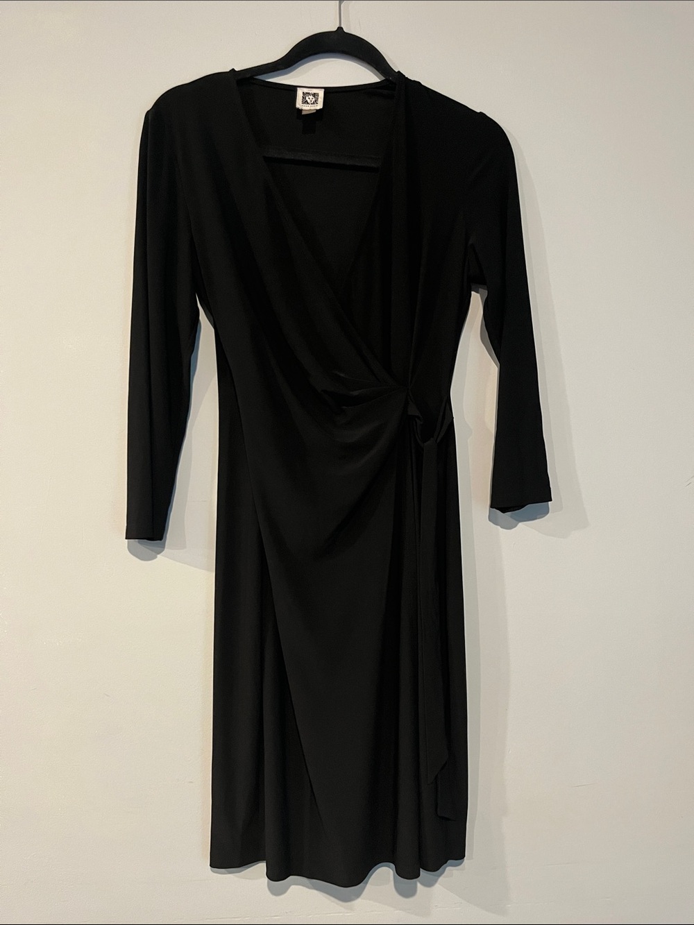 Anne Klein Black Wrap Dress - Classic Women's Dress